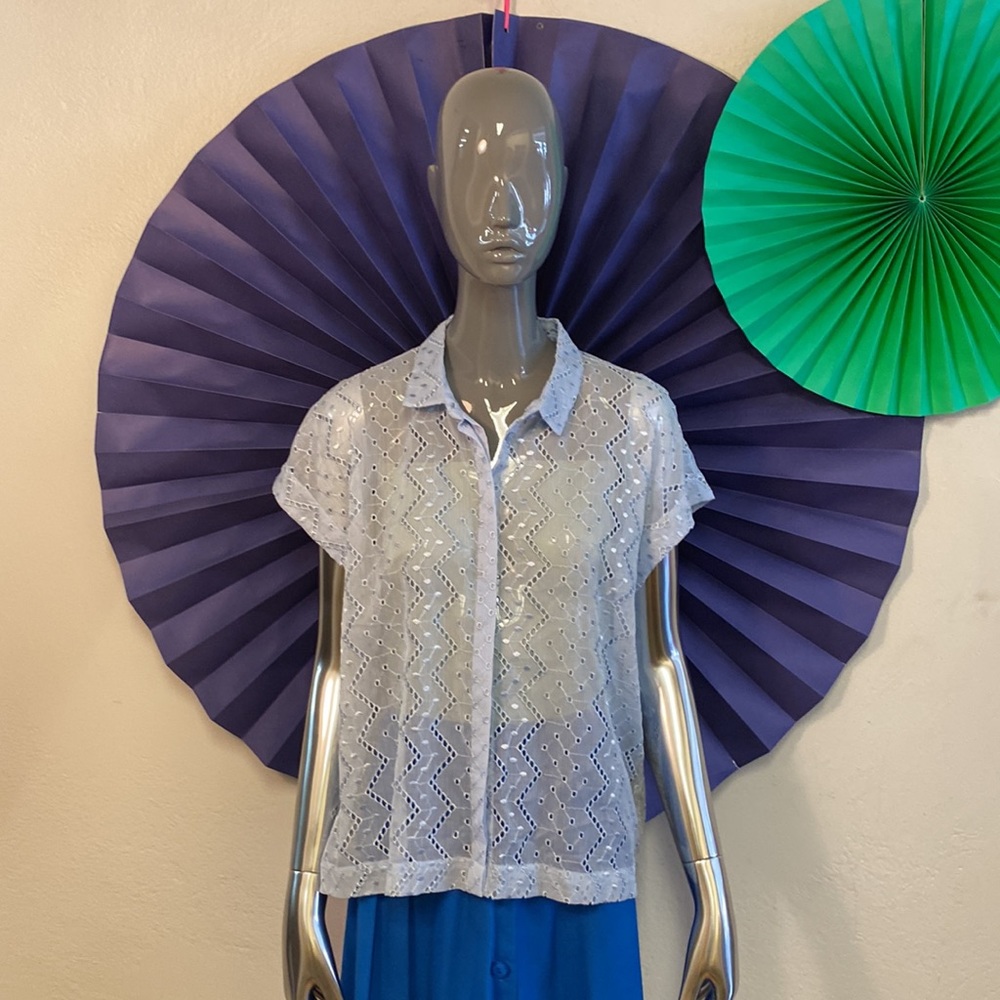 The Kooples Sheer Top, L